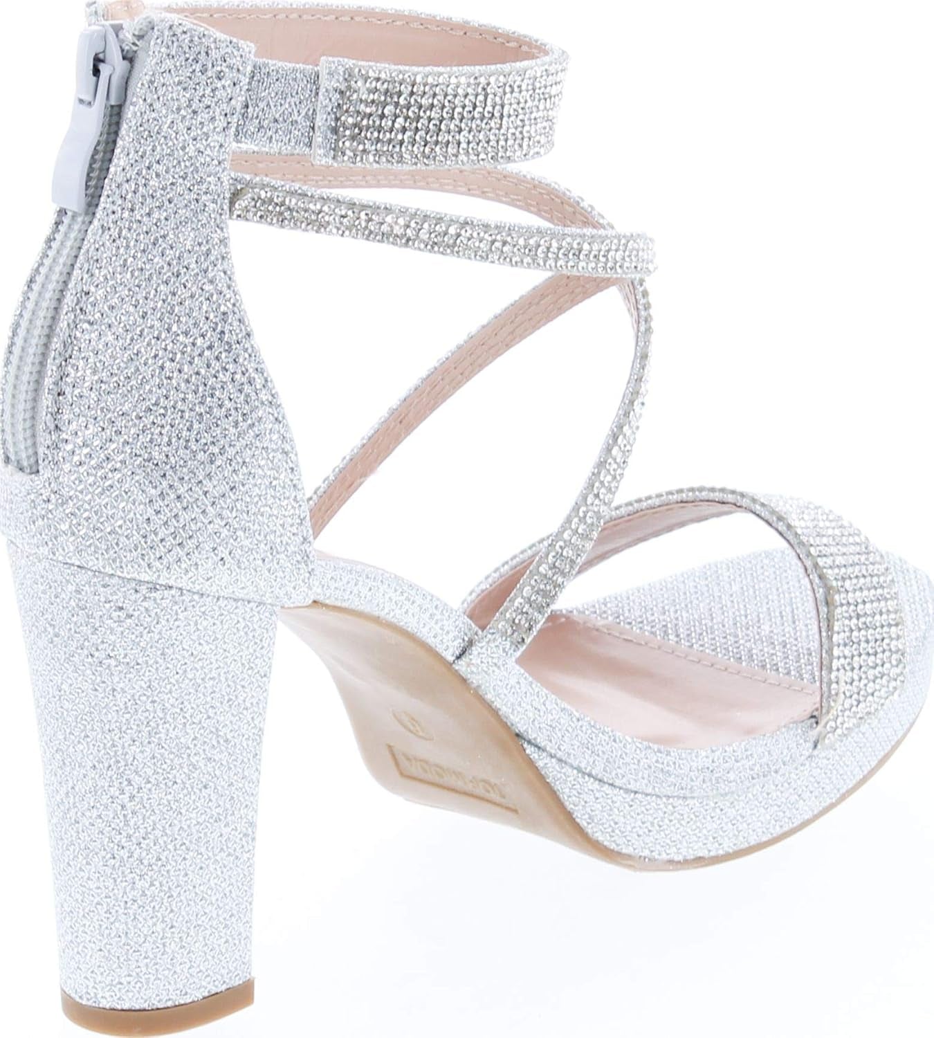 Dressy/Formal Sandals High Heel Ankle Strap Open Toe Sandals