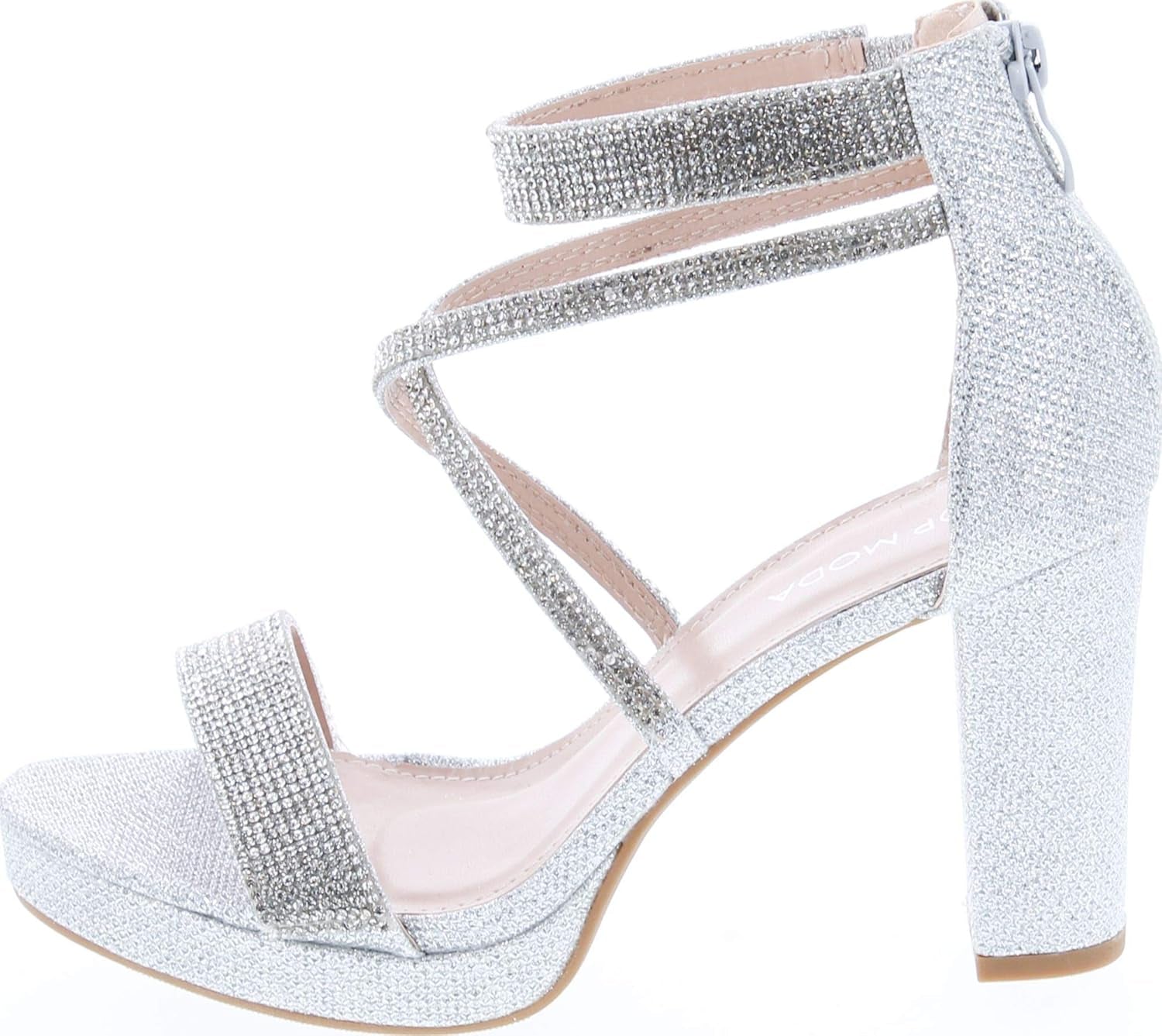 Dressy/Formal Sandals High Heel Ankle Strap Open Toe Sandals